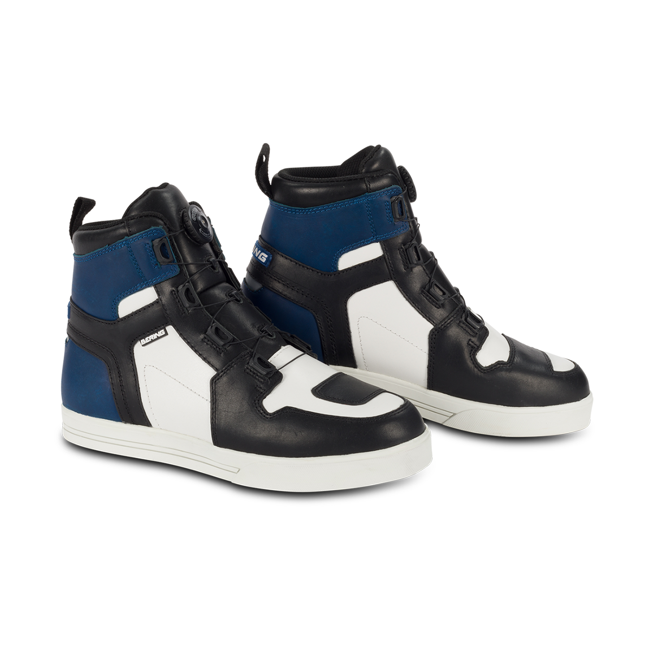 Bering Scarpe Moto  Reflex A-Top Nero-Bianco-Blu