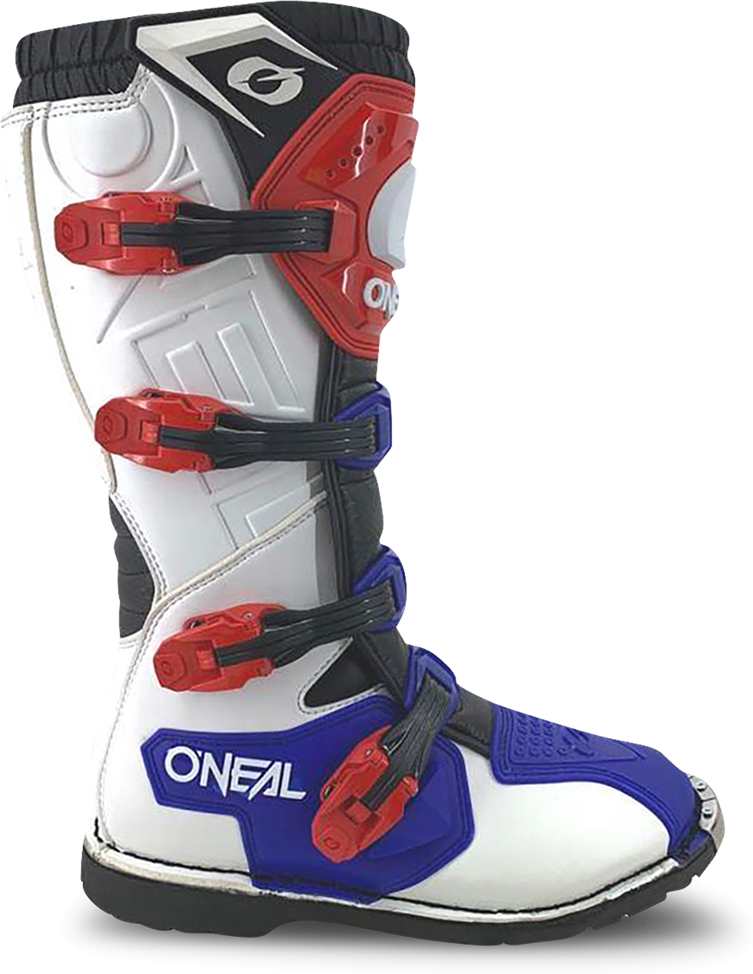 O'Neal Stivali Cross  Rider Blu-Rosso-Bianco