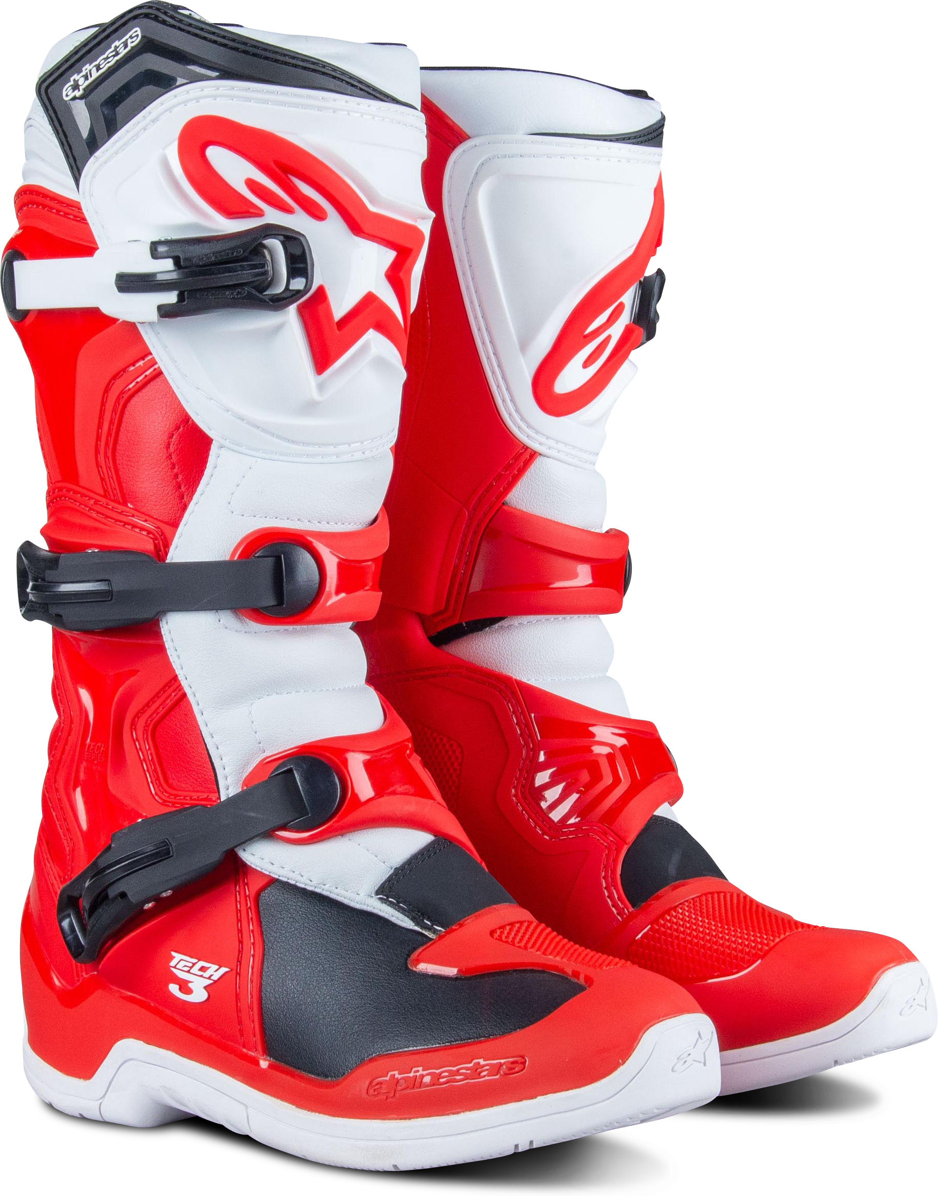 Alpinestars Stivali Cross  TECH 3 Rosso-Bianco