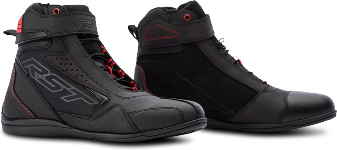 RST Scarpe Moto  Frontier Nero-Rosso