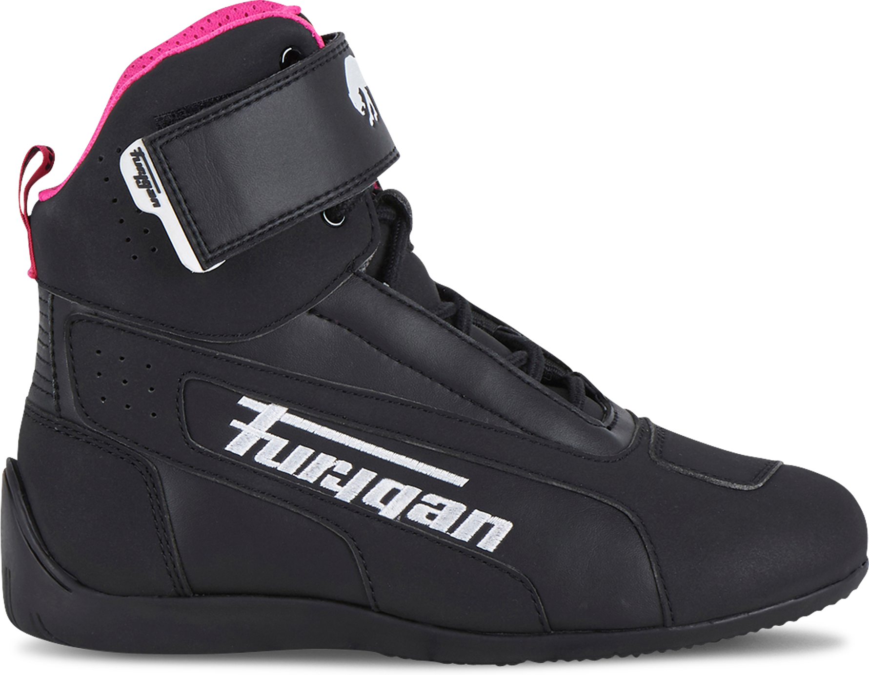 Furygan Scarpe Moto Donna  Zephyr D3O Nero-Bianco-Rosa