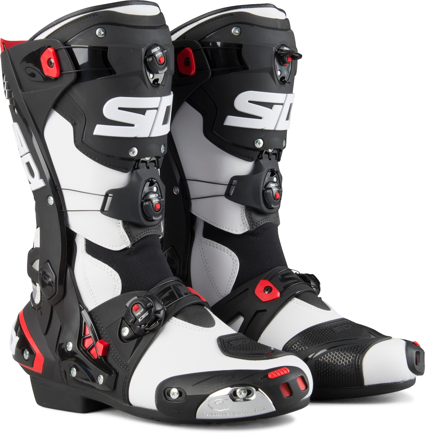 Sidi Stivali Moto  Rex Bianco-Nero