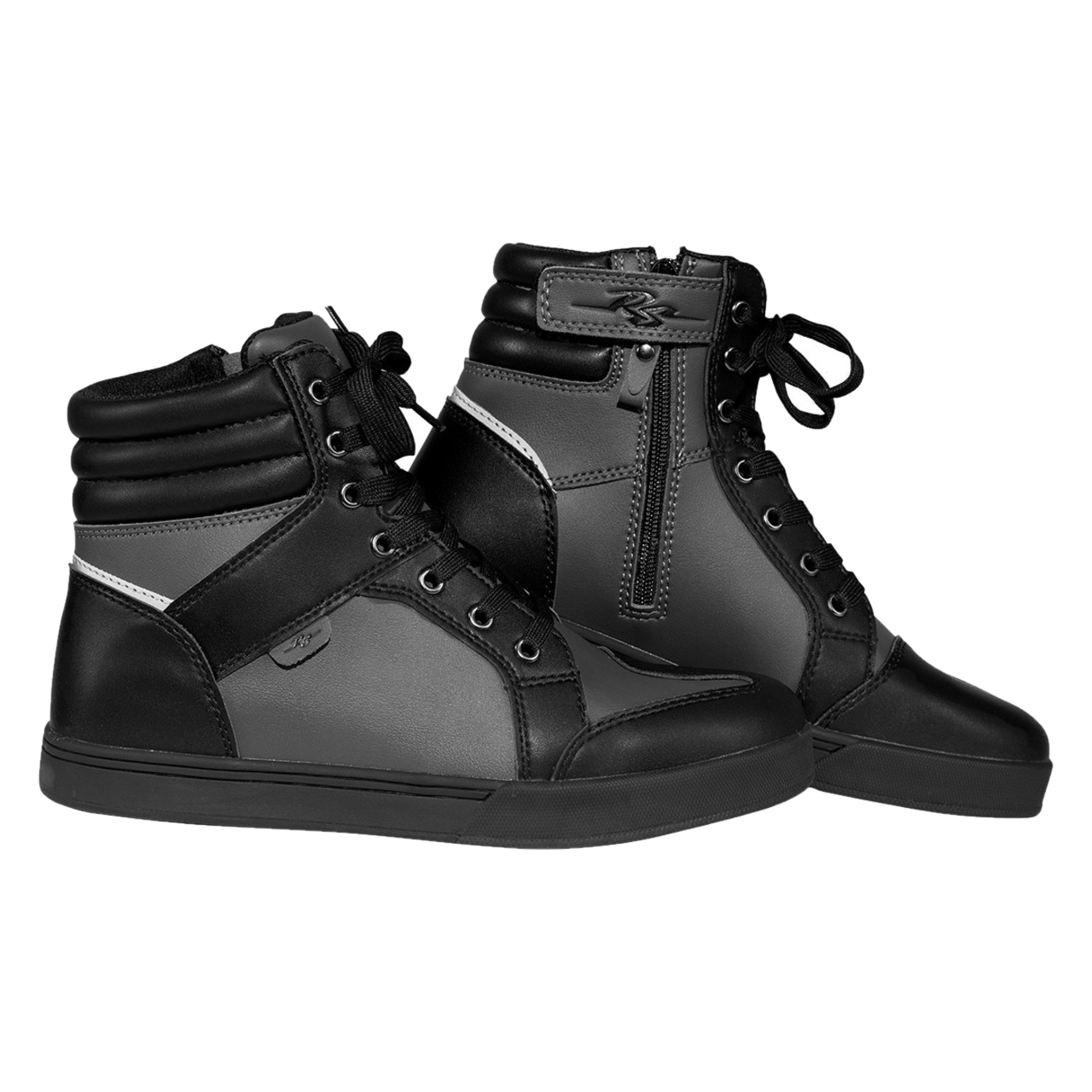 Rusty Stitches Scarpe Moto  Joey Nero-Grigio