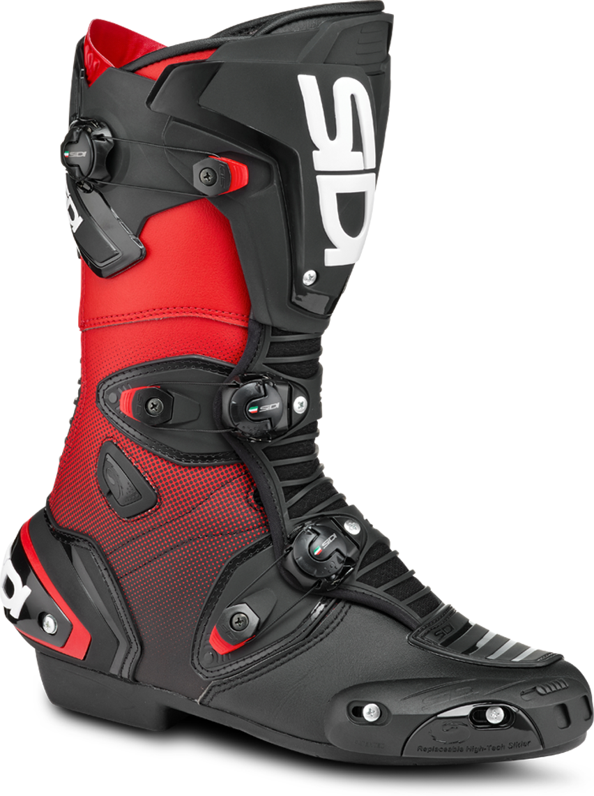 Sidi Stivali Moto  Mag 1 Nero-Rosso