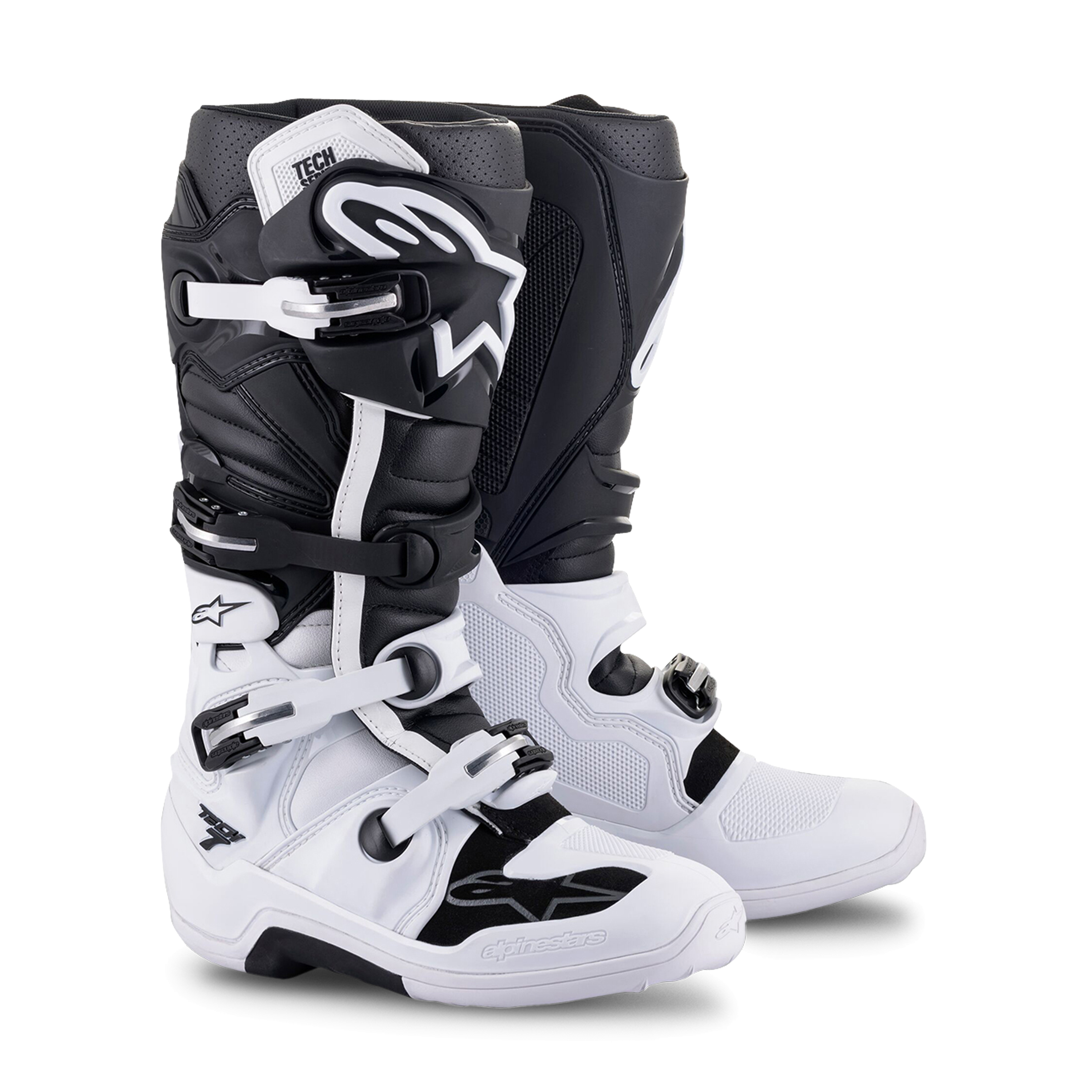 Alpinestars Stivali Cross  Tech 7 Bianco-Nero