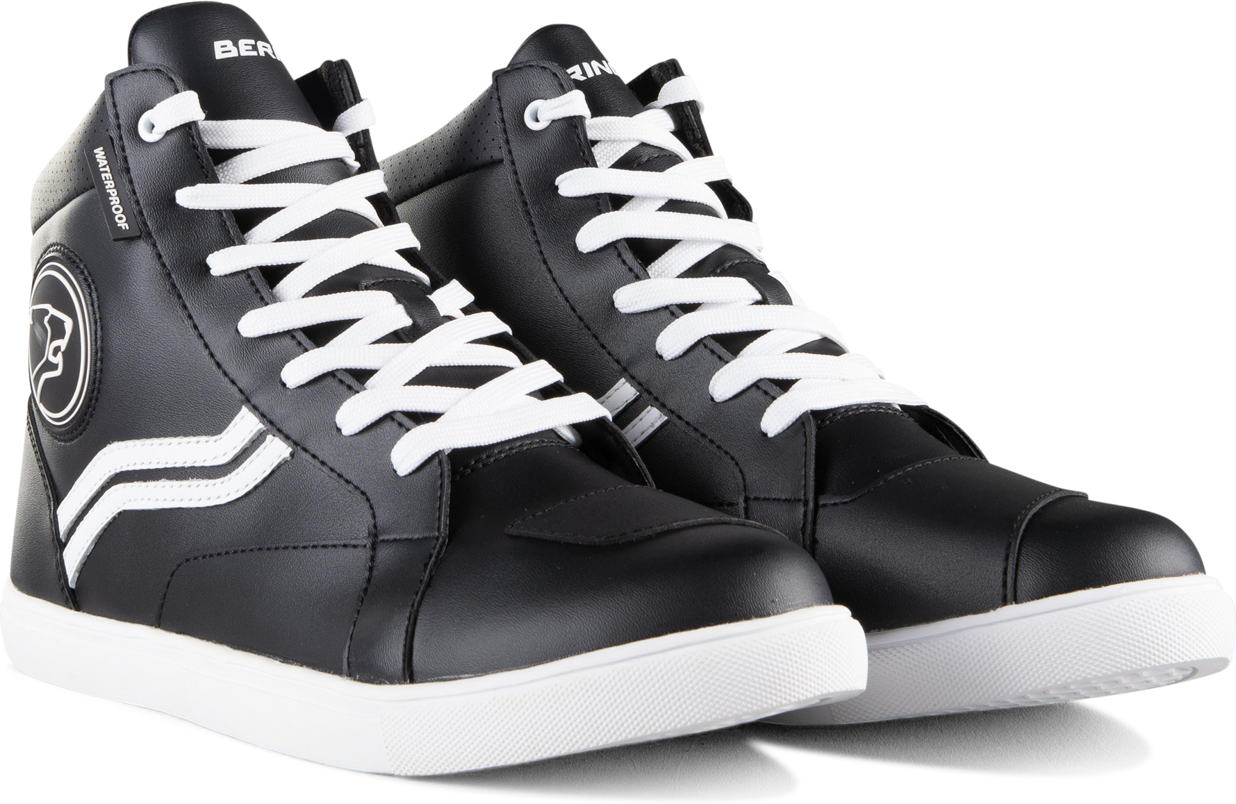 Bering Scarpe Moto  Stars Nero-Bianco