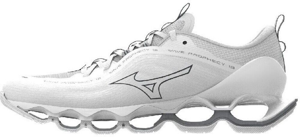 Mizuno Wave Prophecy 13 - Uomo - 39;40;40,5;41;42;42,5;43;44;44,5;46 - Bianco