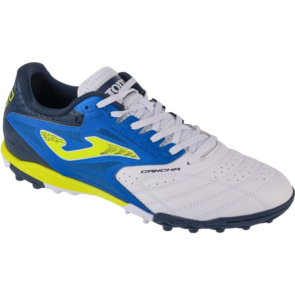 Joma Cancha 24 Tf Cans - Terreno Turf/sintetico Duro - Tf - Uomo - 40;41;42;43;44;45;46 - Bianco