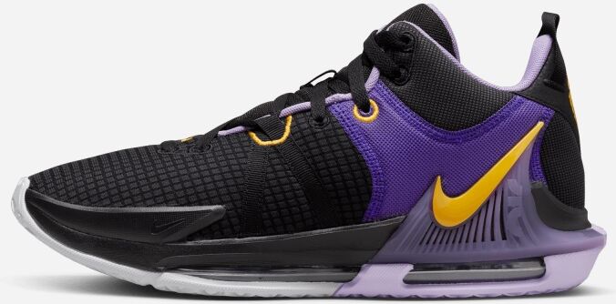 Nike Scarpe da basket LeBron Witness 7 Nero e Viola Uomo DM1123-002 9.5