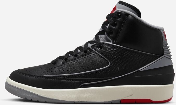 Nike Scarpe Air Jordan 2 Retro Nero e Grigio Uomo DR8884-001 8.5