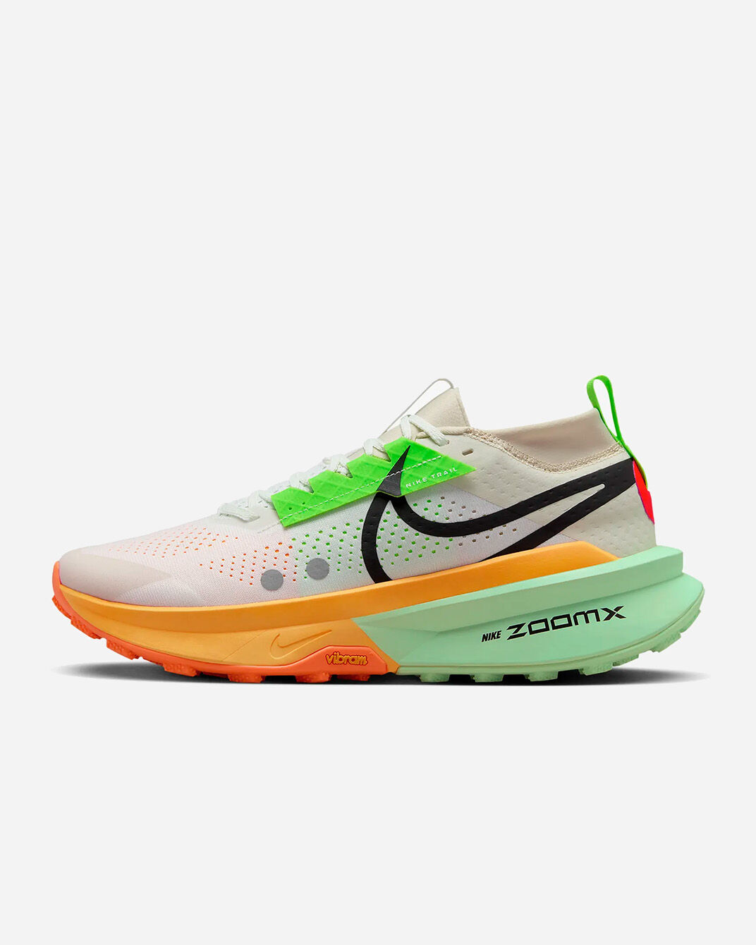 Nike Chaussures de Running Zegama Trail 2 pour Homme Couleur : Summit White/Black-Laser Orange Taille : 42 EU   8.5 US 8.5