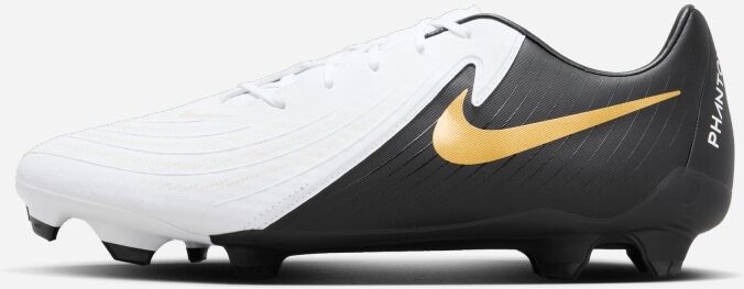 Nike Scarpe da calcio Phantom GX FG/MG Bianco e Nero Uomo FD6723-100 10.5