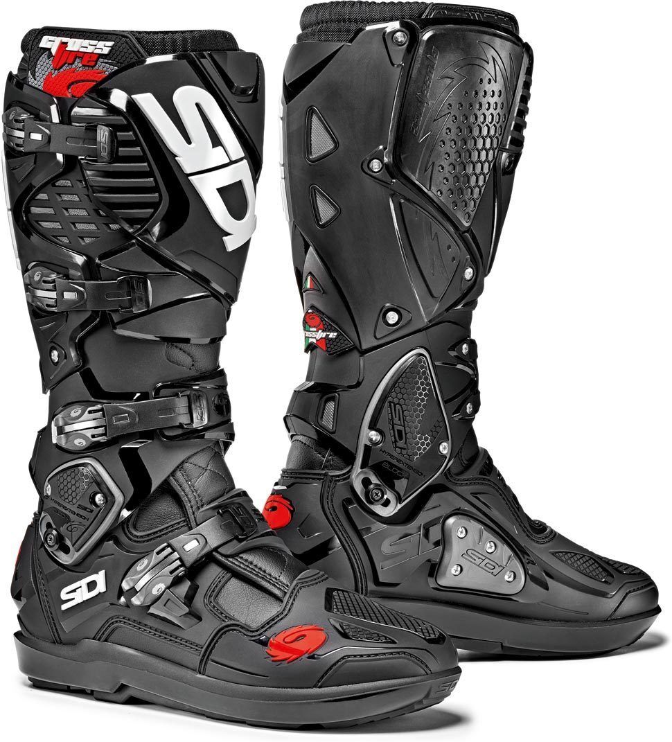 Sidi Crossfire 3 SRS Stivali Motocross Nero 43