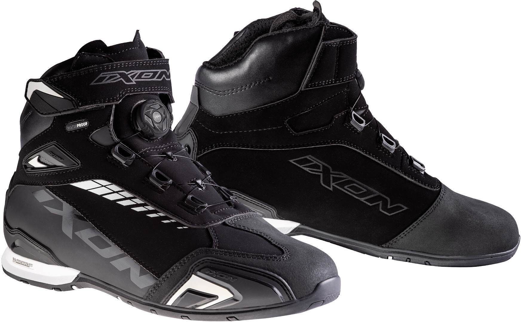 Ixon Bull WP Scarpe da moto Nero Bianco 40