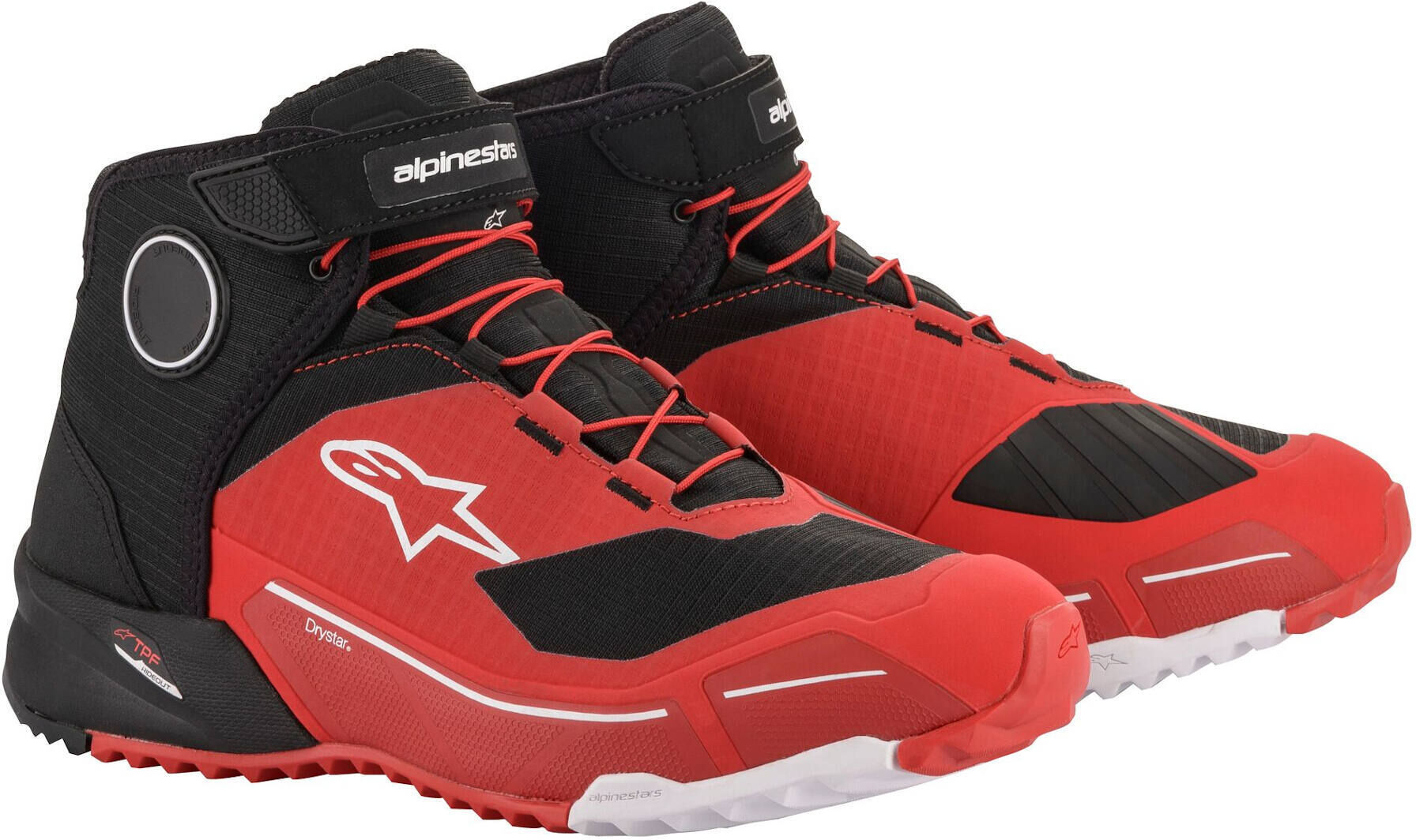 Alpinestars CR-X Drystar Scarpe motociclistiche Nero Rosso 41