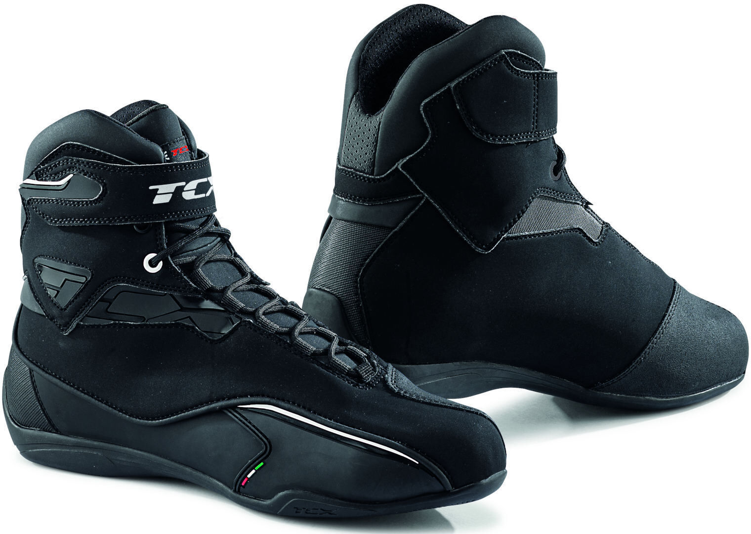 TCX Zeta Scarpe da moto impermeabile Nero 48