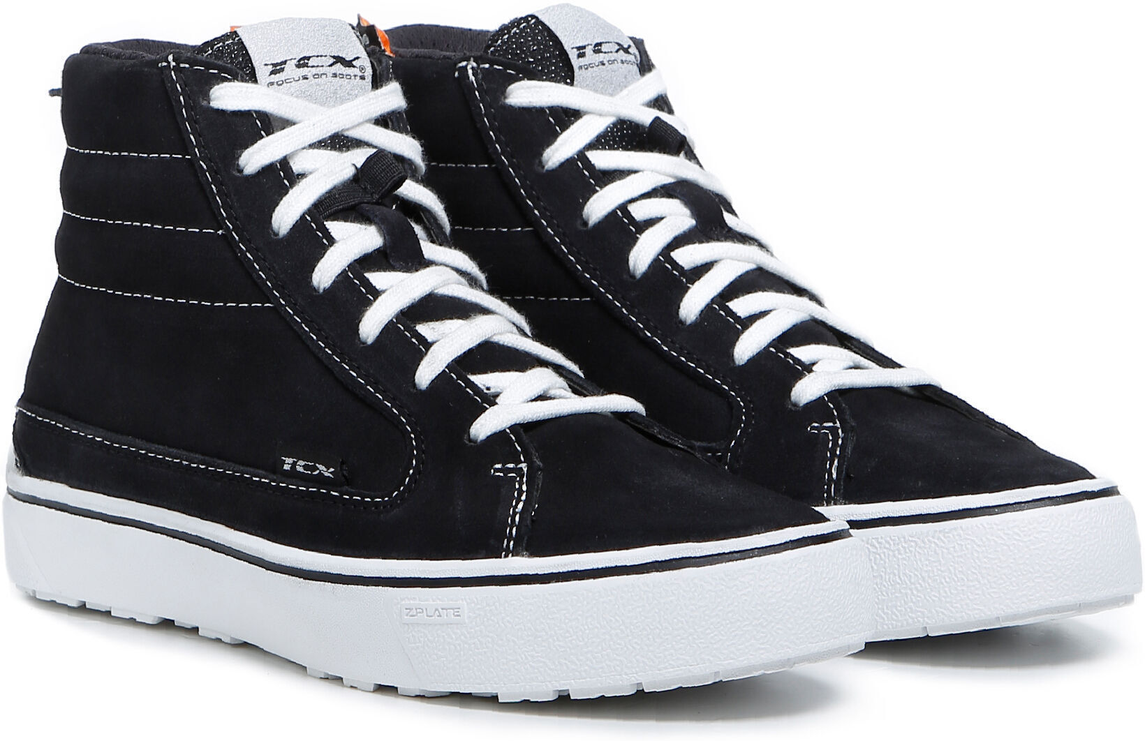 TCX Street 3 Scarpe da moto impermeabili Nero Bianco 46