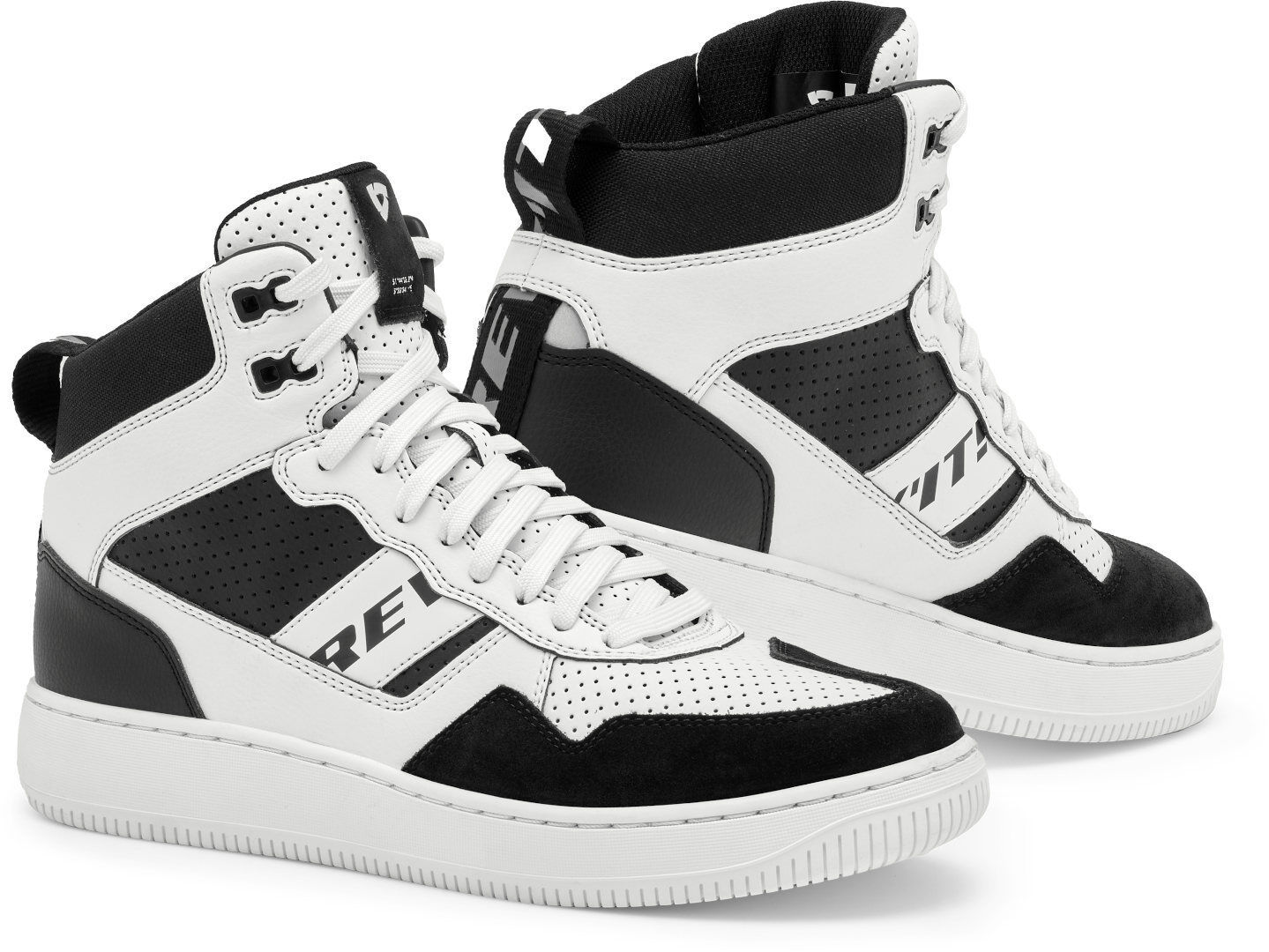 Revit Pacer Scarpe da moto Nero Bianco 46