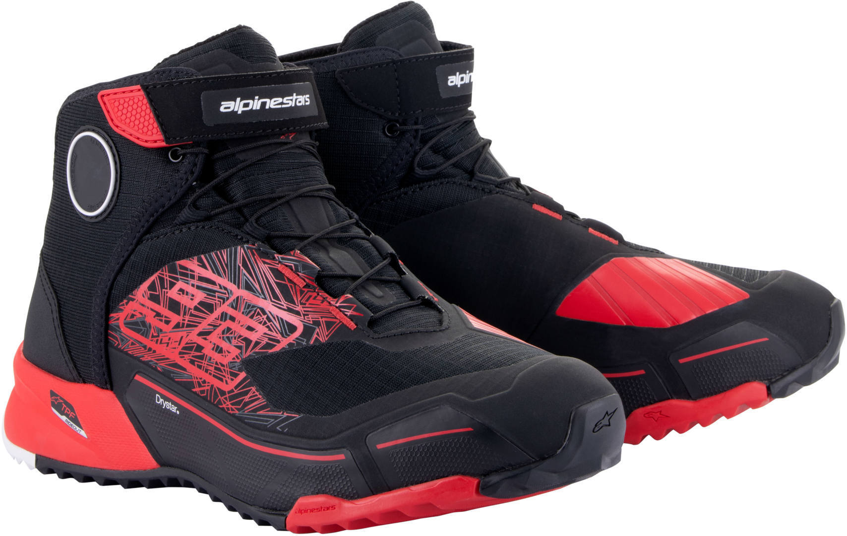 Alpinestars MM93 CR-X Drystar Scarpe da moto Nero Rosso 43