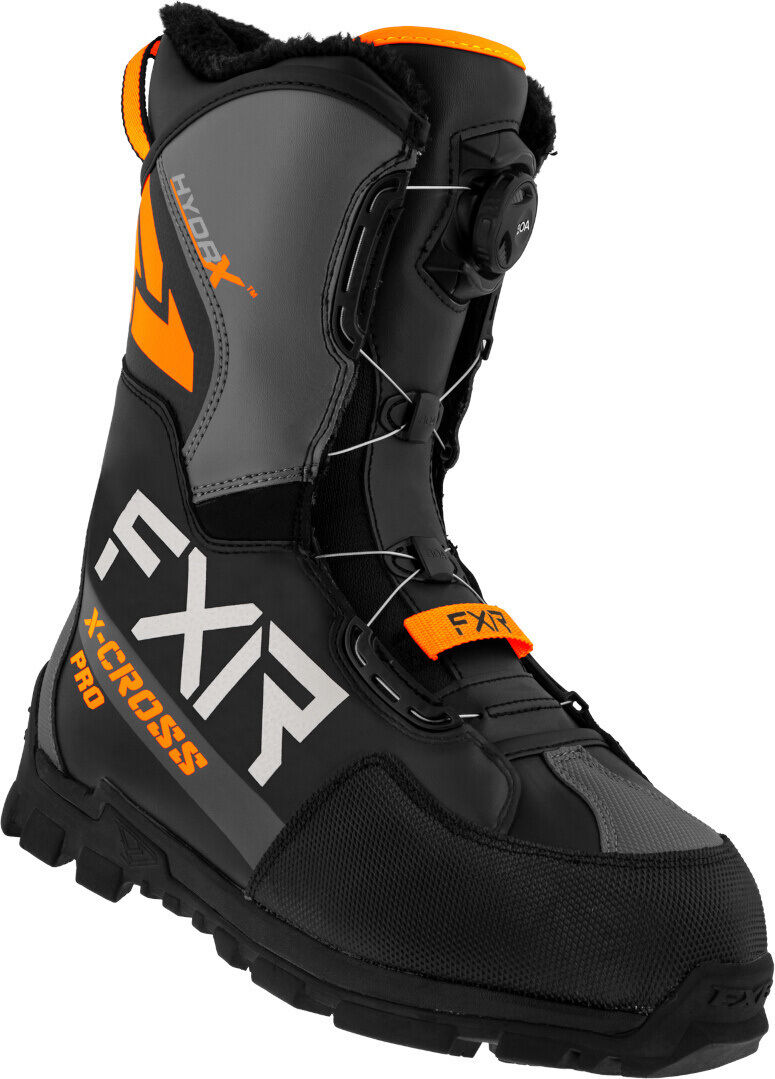 FXR X-Cross Pro BOA Stivali per motoslitte Nero Arancione 43