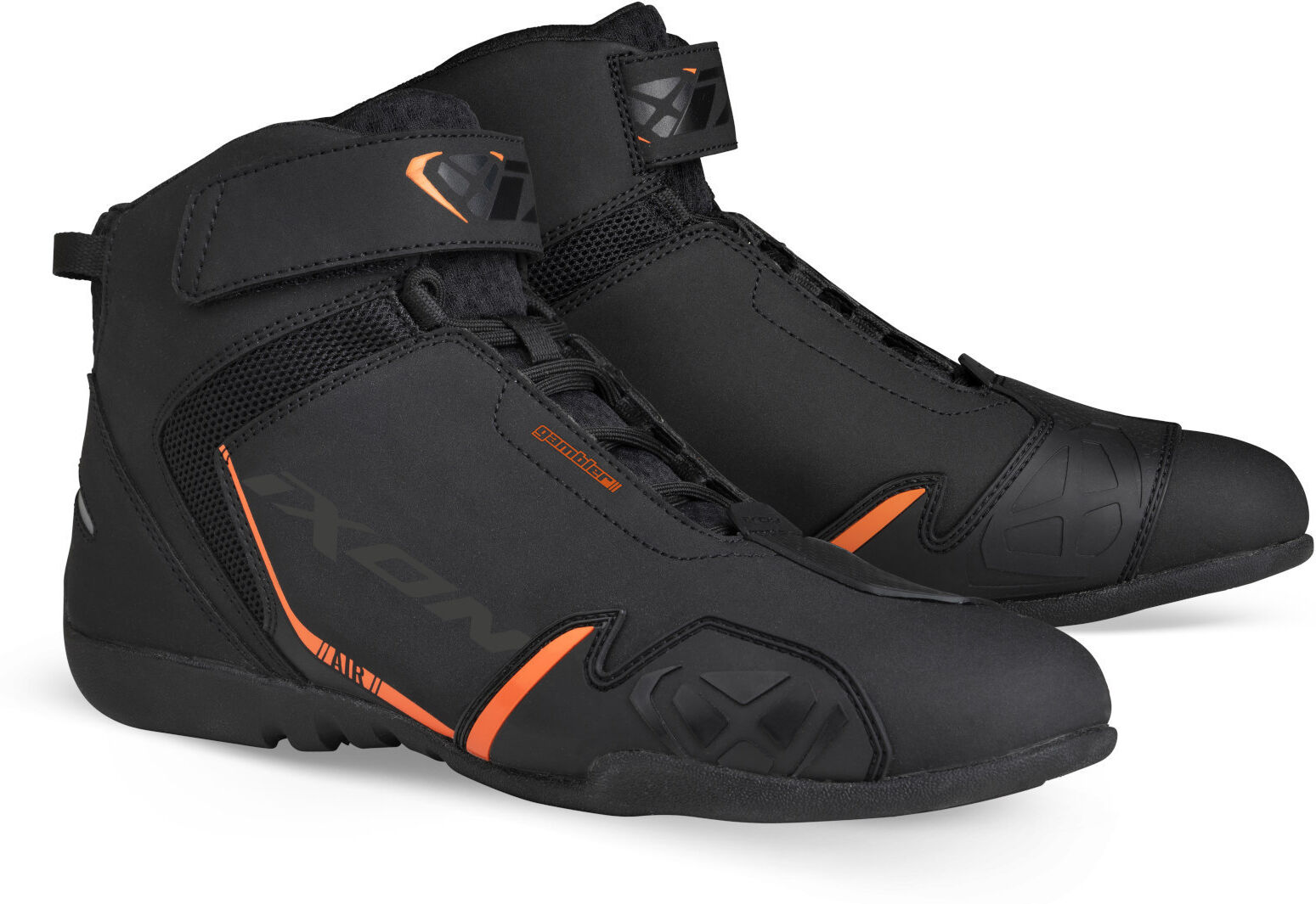 Ixon Gambler 2023 Scarpe da moto Nero Arancione 43