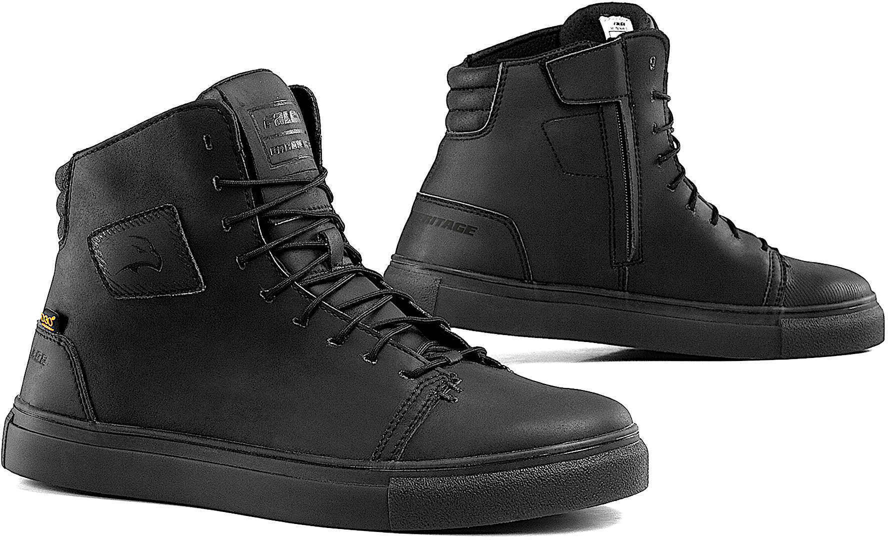 Falco Nomad 2 Scarpe da moto impermeabili Nero 46