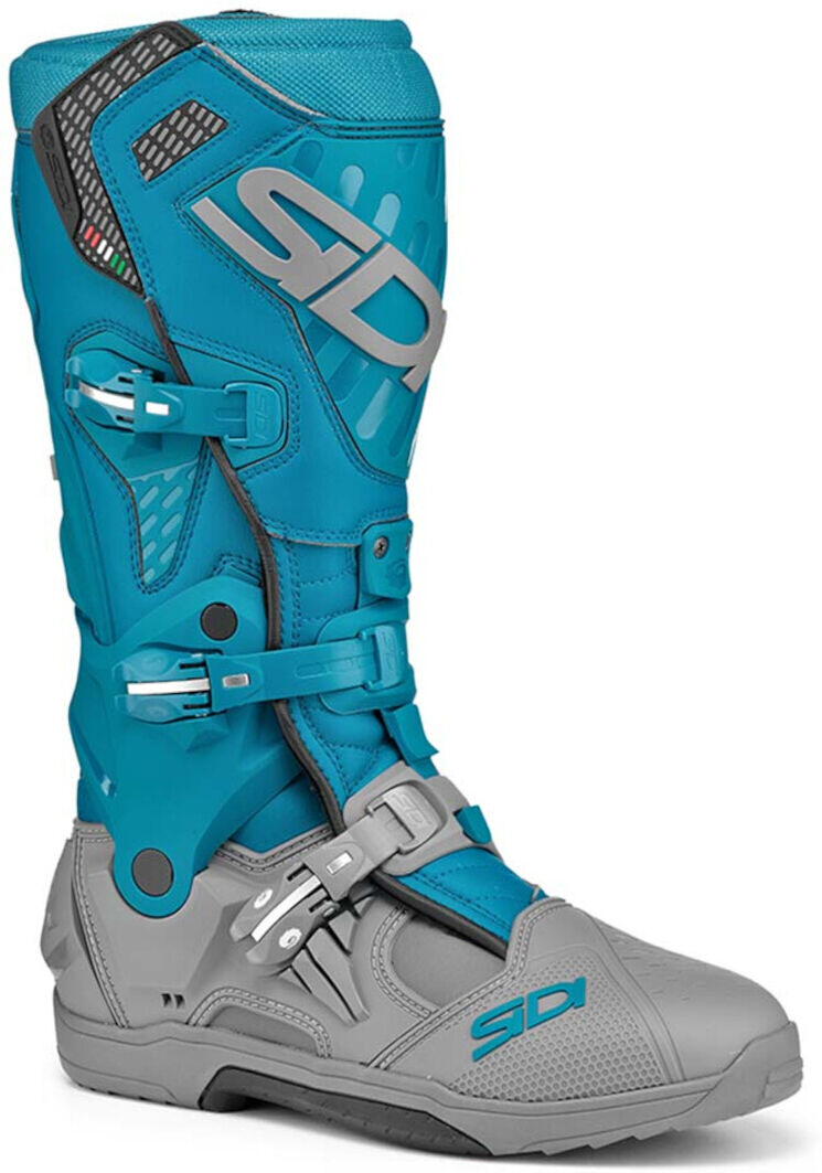 Sidi Crossair Stivali da motocross Grigio Verde Blu 43