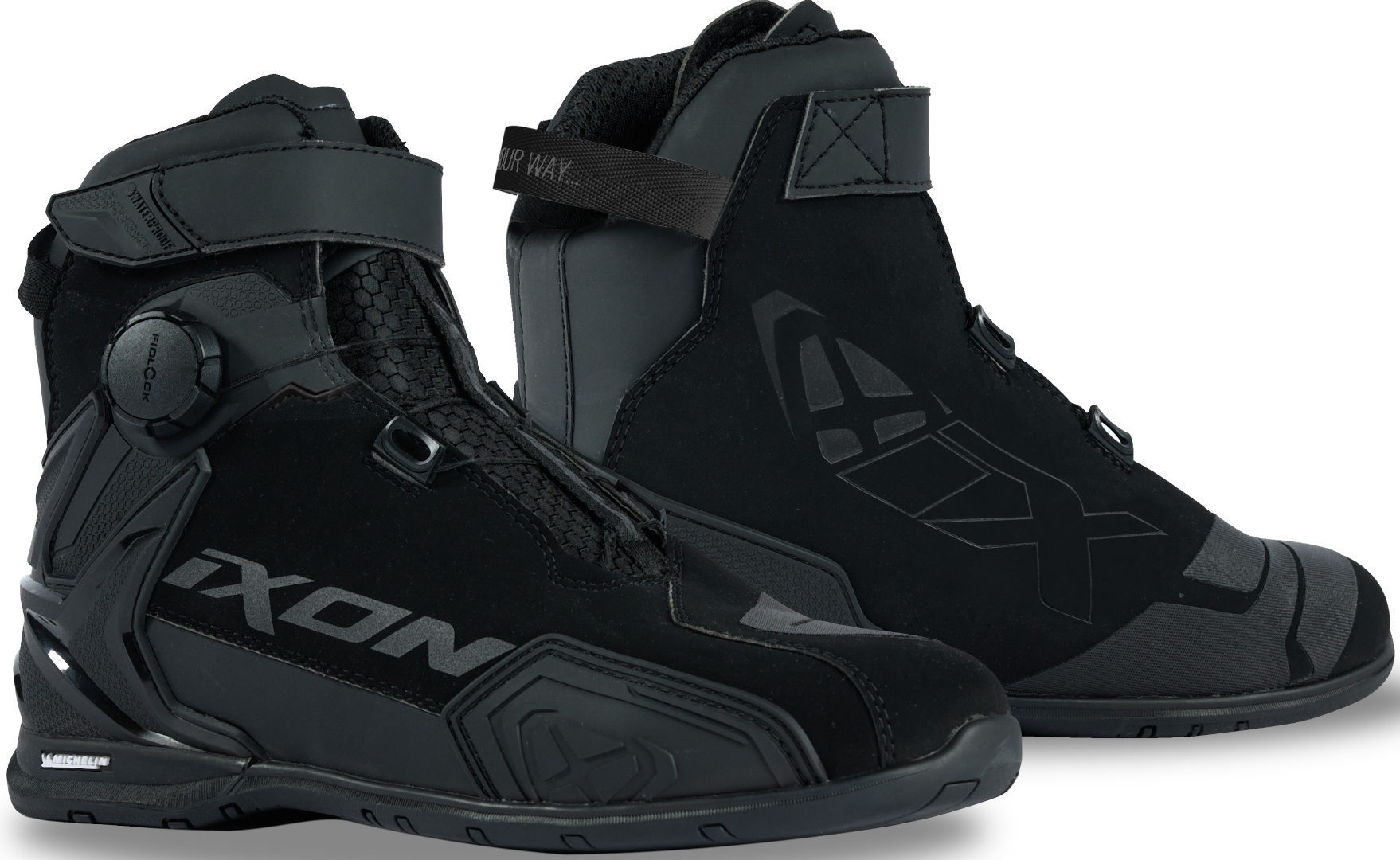 Ixon Bull 2 Scarpe da moto impermeabili Nero 40