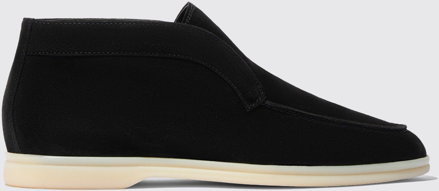 Scarosso Leonardo Black Suede - Uomo Stivali Black - Suede 43,5