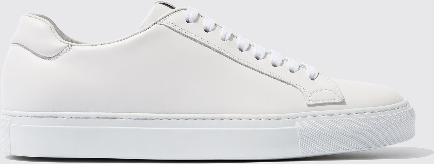 Scarosso Ugo Bianco - Uomo Sneaker Bianco - Vitello 41