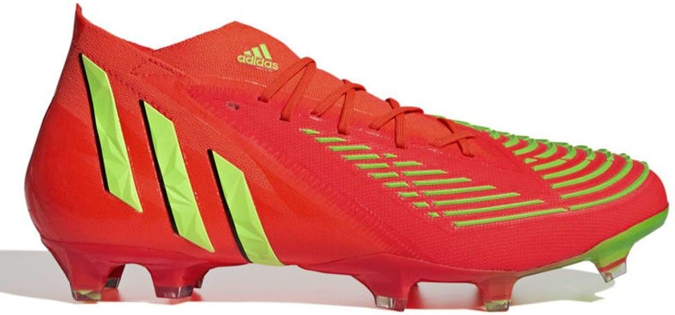 ADIDAS Edge .1 Fg Rosso Verde Scarpe Da Calcio Uomo EUR 42 / UK 8