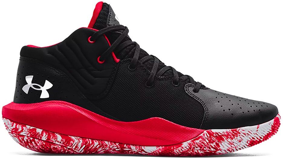 Under Armour Jet 21 Nero Rosso Scarpe Basket Uomo EUR 40,5 / US 7,5