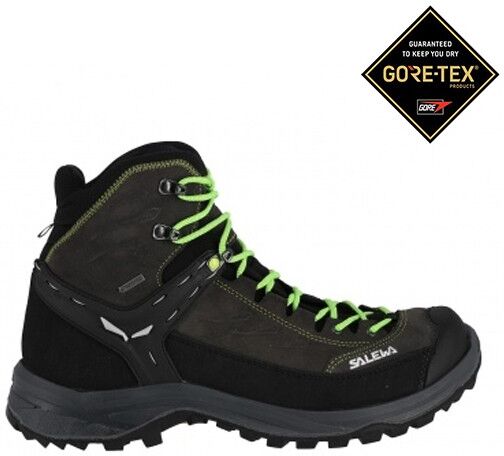 Salewa Pedula Hike Trainer Mid GORE-TEX Nero Verde Uomo EUR 47 / UK 12