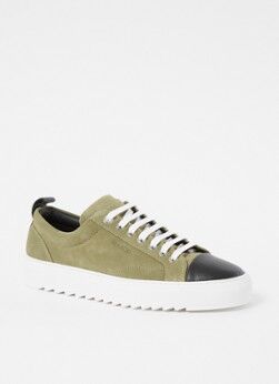 Mason Garments Astro sneaker met suède details - Mosgroen