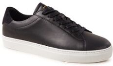 Reiss Finley sneaker van leer - Zwart