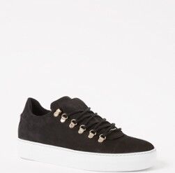 Nubikk Jagger Classic sneaker van nubuck - Zwart