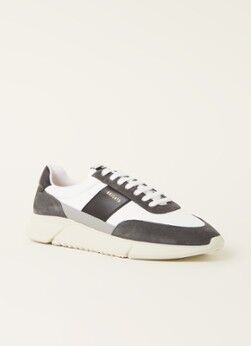 Axel Arigato Genesis Vintage sneaker met suède en leren details - Antraciet