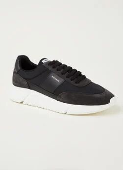 Axel Arigato Genesis Vintage sneaker met suède en leren details - Zwart