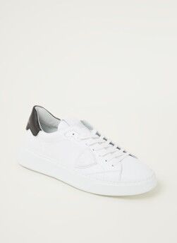 Philippe Model Temple Veau sneaker van kalfsleer - Wit