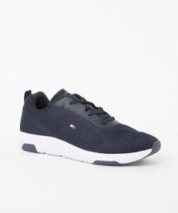 Tommy Hilfiger Sneaker van mesh met logo - Donkerblauw