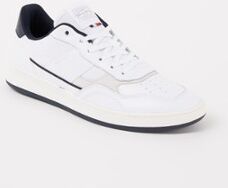 Tommy Hilfiger Sneaker van leer met mesh details - Wit