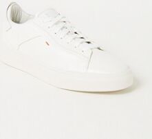 Santoni Gloria sneaker van leer - Wit