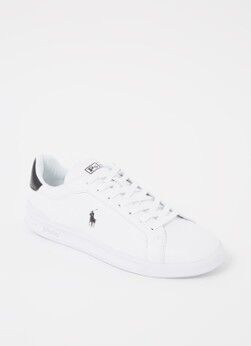 Ralph Lauren Heritage Court II sneaker van leer - Wit