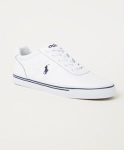 Ralph Lauren Hanford sneaker van leer - Wit