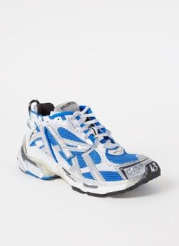 Balenciaga Runner sneaker met mesh details - Blauw