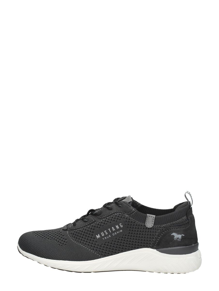 Mustang - Sneakers Laag  - Donkergrijs - Size: 47 - male