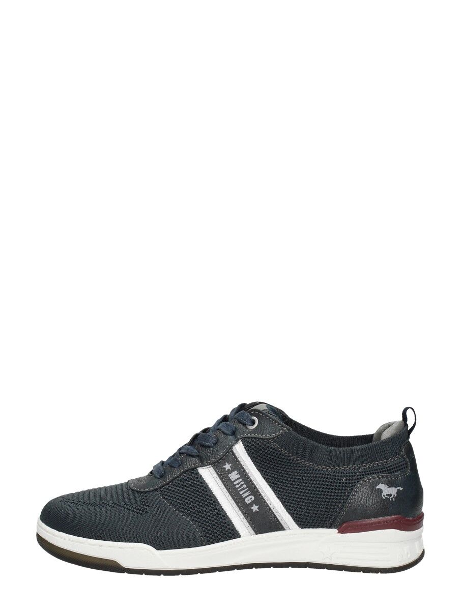 Mustang - Sneakers Laag  - Blauw - Size: 47 - male