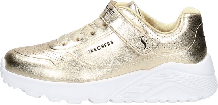 Skechers - Uno Lite Chrome Steps  - Goudkleur - Size: 28 - girls