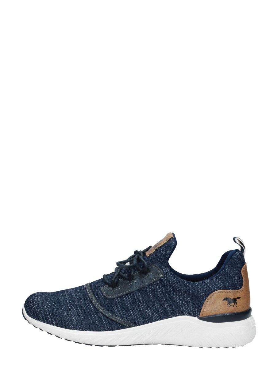 Mustang - Heren Sneakers  - Blauw - Size: 40 - male