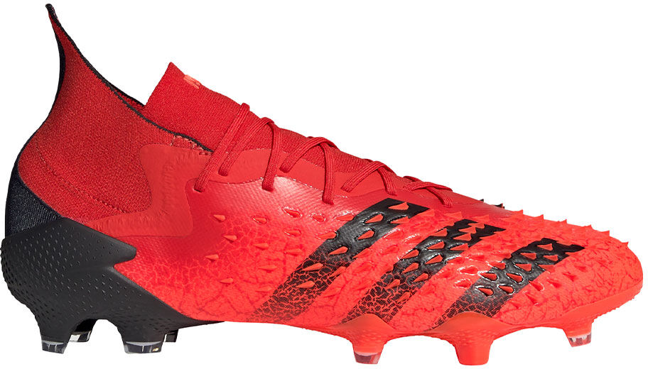 adidas Predator Freak.1 Gras Voetbalschoenen (FG) Rood Zwart Rood - 36 ⅔